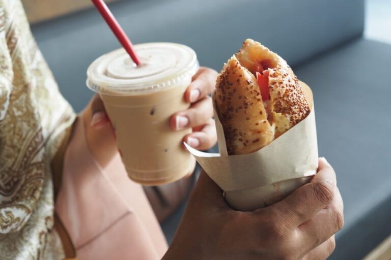 Savor a Refreshing Snack while comfortably holding a Beverage in your Hand